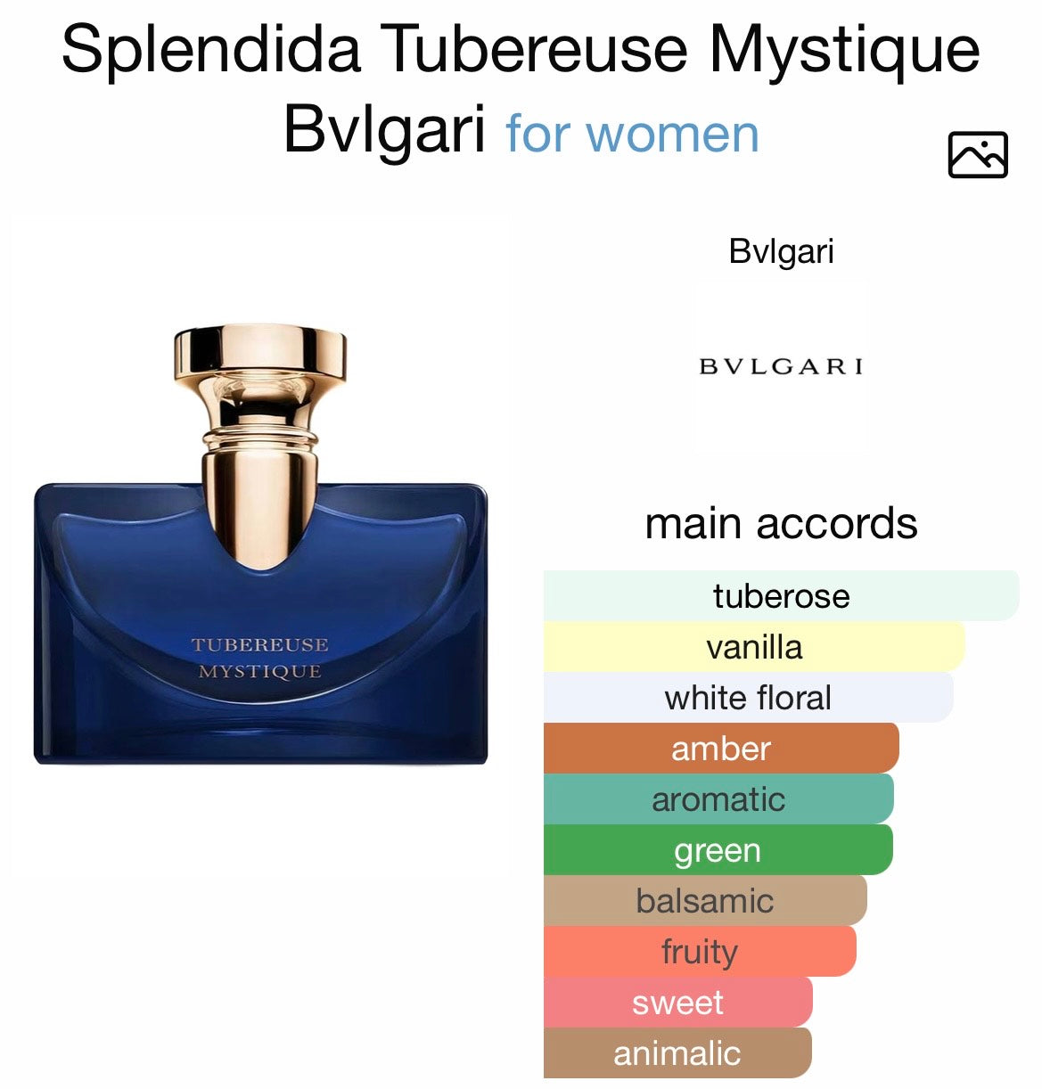 Bvlgari Tubereuse Mystique EDP 100ml
